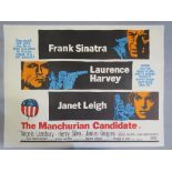 "The Manchurian Candidate" Original 1962 British Quad film poster linen backed directed by John