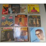 10 LPs inc Ray Charles Greatest Hits, The Genius Hits the Road, The Complete Buddy Holly box set,