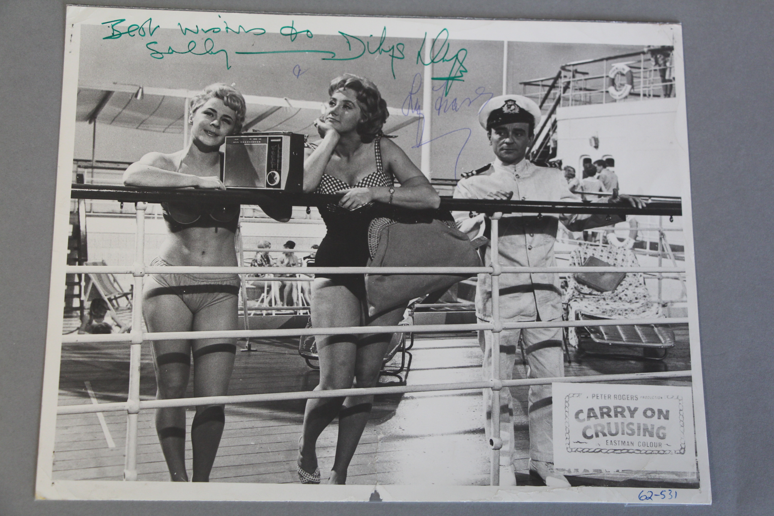 Carry On films signed photos including signatures by Sid James, - Image 4 of 4