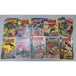24 Daredevil Marvel comics nos 14, 17 - Spider-man app, 18 - 1st app Gladiator, x2, 19, 20 x3,