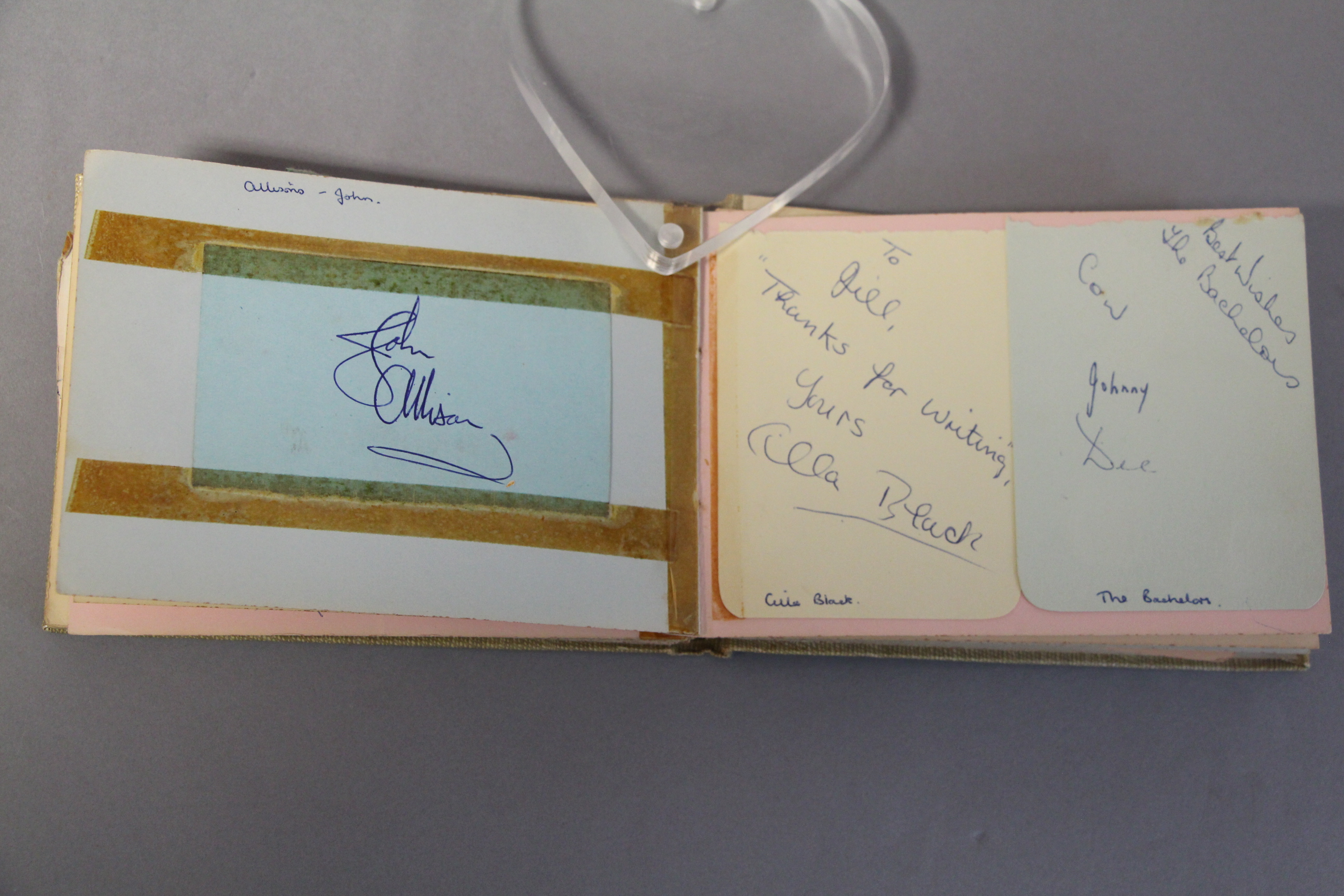An Autograph book collected by a lady called Jill F whose full name and address appears in the book - Image 13 of 17