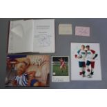 Liverpool FC and football lot including a KP foods colour photo of Kevin Keegan signed by the