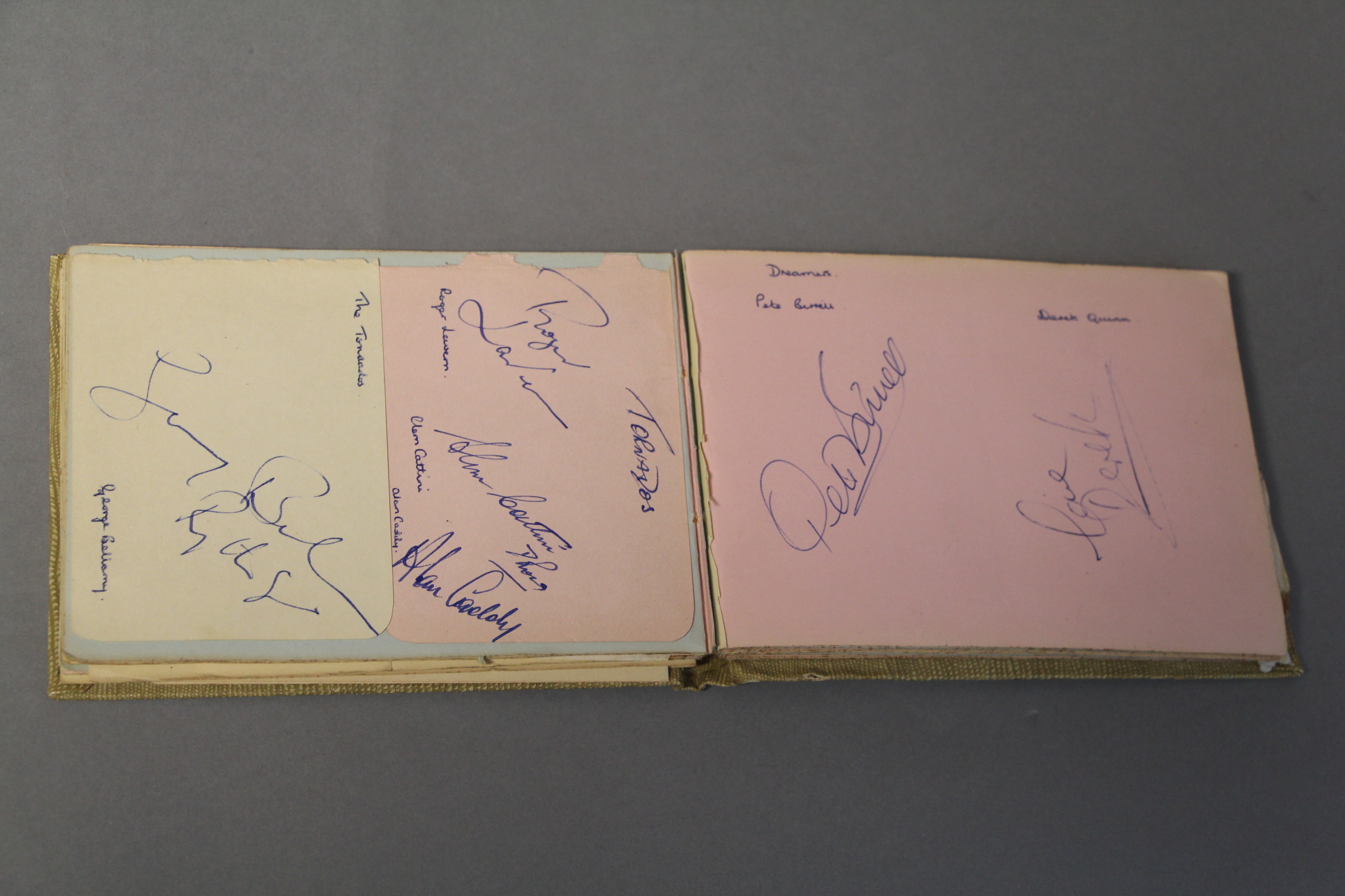 An Autograph book collected by a lady called Jill F whose full name and address appears in the book - Image 8 of 17