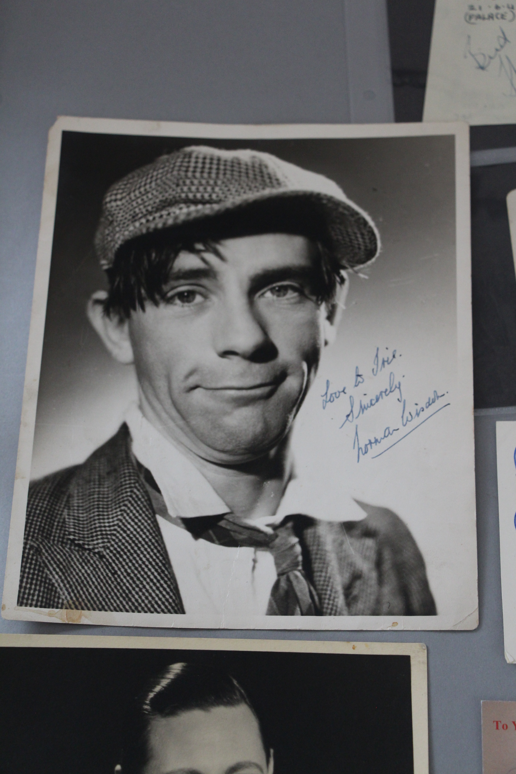 Comedians autographs including Norman Wisdom signed photo by G Harrison Marks (8 x 10 inch), - Image 2 of 7