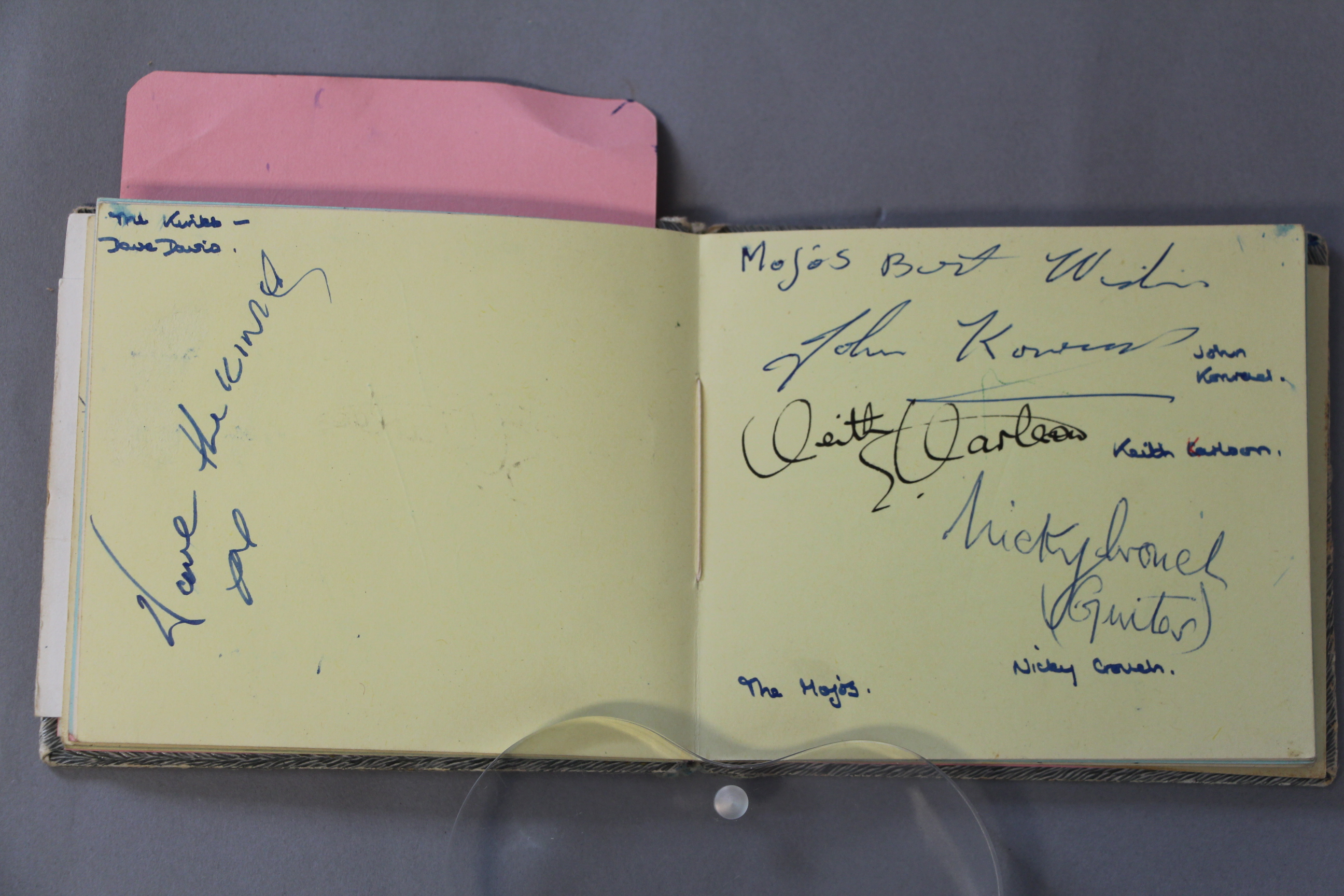 An autograph book with signatures and many car registrations of the groups collected personally by - Image 10 of 22