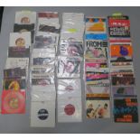 A collection of 7 inch singles on the labels F-Beat, Regal Zonophone, Rockfield,
