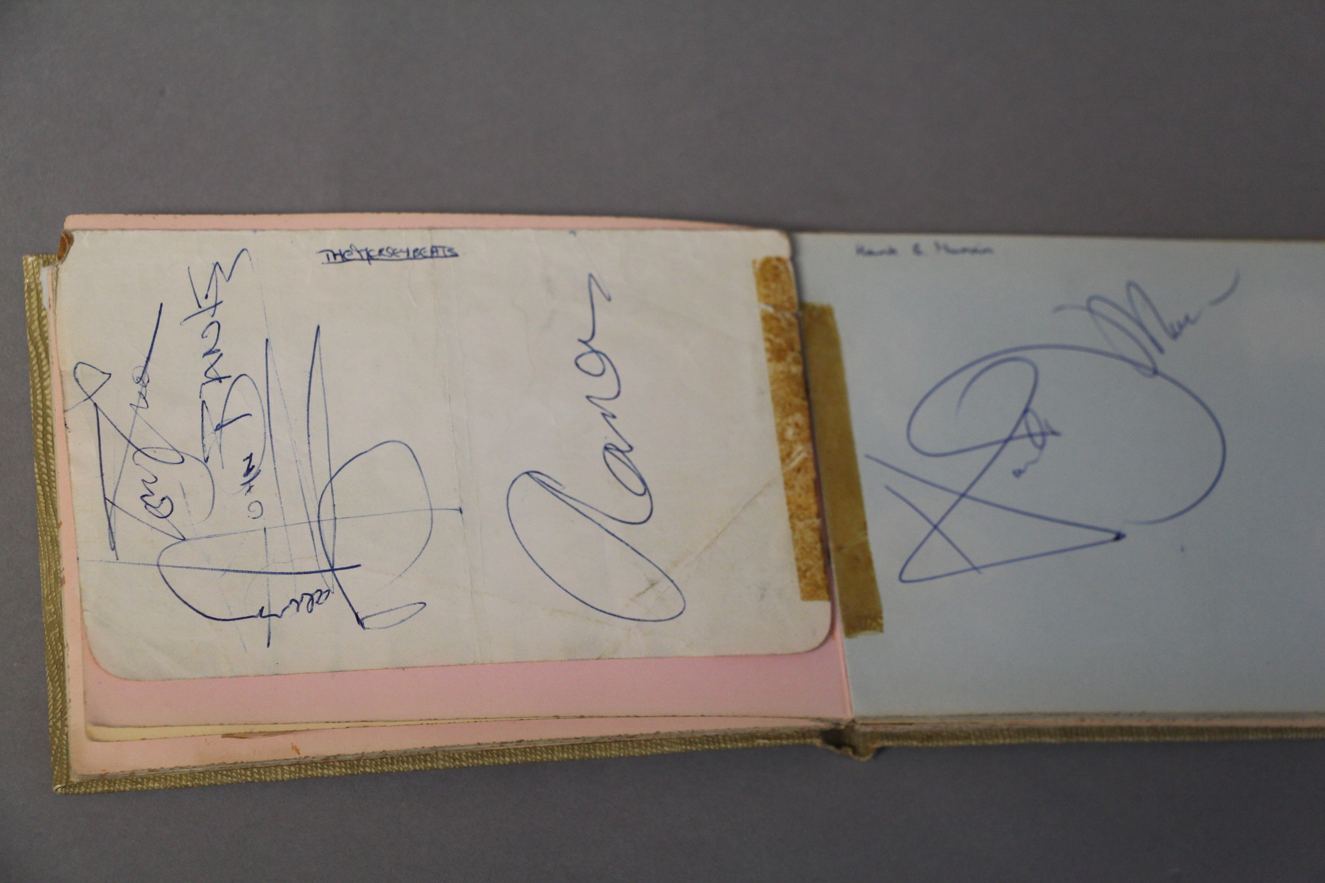 An Autograph book collected by a lady called Jill F whose full name and address appears in the book - Image 6 of 17