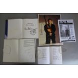 Paul McCartney signed photo from the World tour 1989 / 1990 (16 x 11 1/2 inches) plus "A Poem for