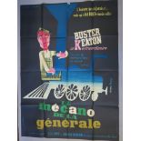 3 French Grande film posters inc Buster Keaton stars in The General in this French Grande 60s