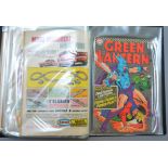 17 Green Lantern 1960s DC comics nos 22, 24, 25, 28, 29, 30, 32 thru 38, 42,