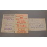 THE WHO original hand-signed card with early autographs from band members - guitarist and singer