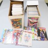 2 comic boxes of mainly Modern Marvel / DC comics some variants titles inc.