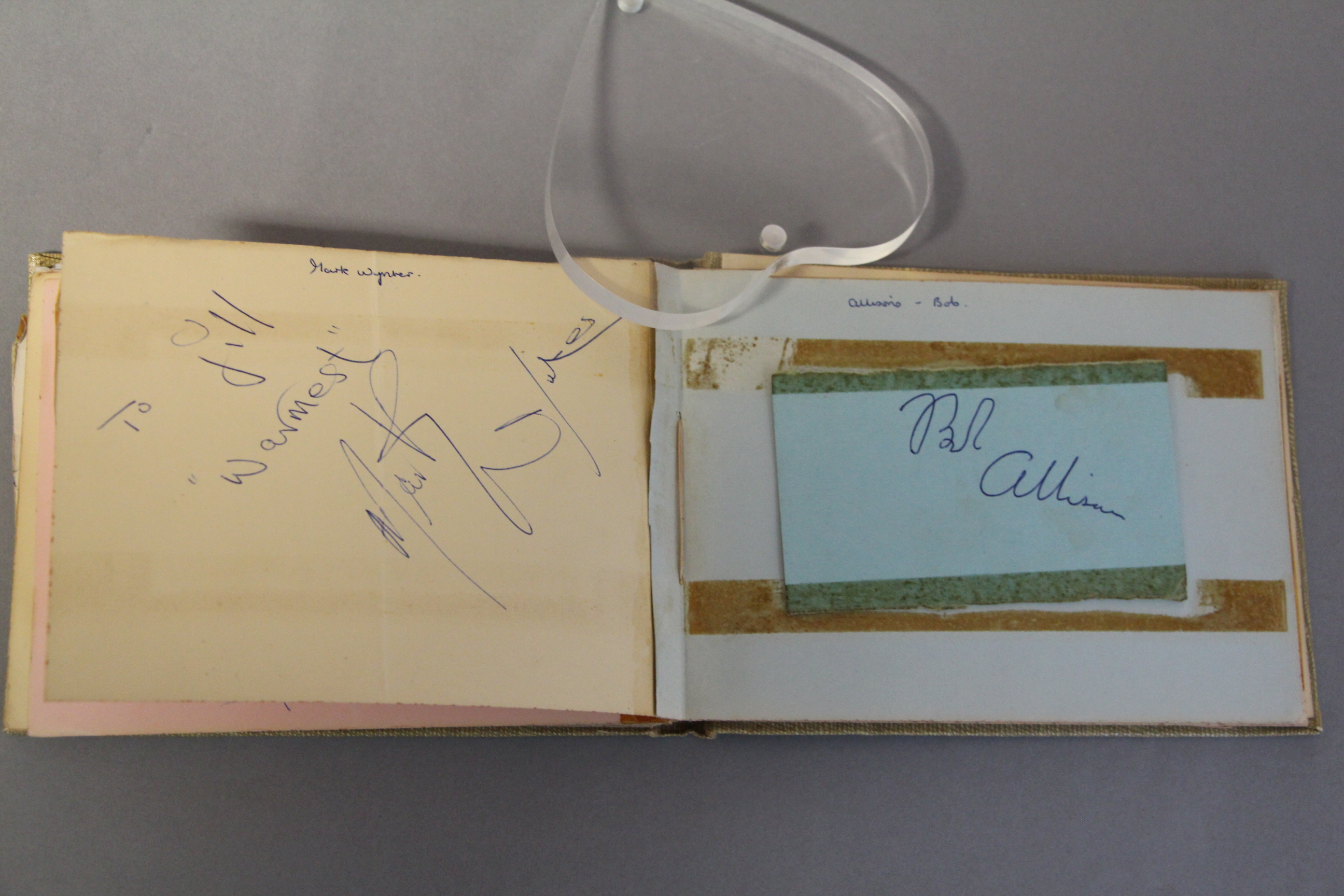 An Autograph book collected by a lady called Jill F whose full name and address appears in the book - Image 12 of 17