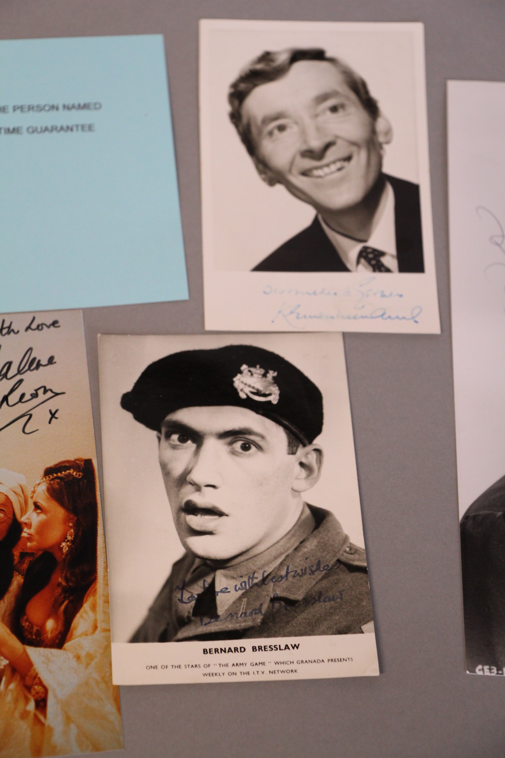 Carry On films signed photos including signatures by Sid James, - Image 2 of 4