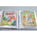 2 Folders of 23 DC comics including Superman Annual 1963 - 64, Metal Men #3, 6, 7, 8, 10, 11, 20,