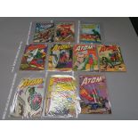 Folder of DC comics inc The Atom #6, 9, 10, 14, 16, 17, 28,