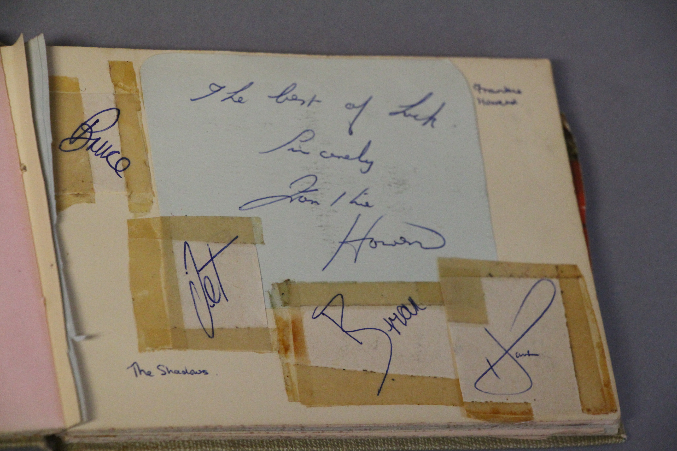 An Autograph book collected by a lady called Jill F whose full name and address appears in the book - Image 5 of 17