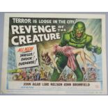 "Revenge of the Creature" 1954 US cinema title lobby card 11 x 14 inch,