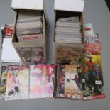 2 comic boxes of mainly Modern Marvel comics some variants titles inc; Superior Spider-man 5, 6,