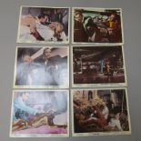 James Bond "Goldfinger" 6 original British Front of house lobby cards 10 x 8 inches starring Sean