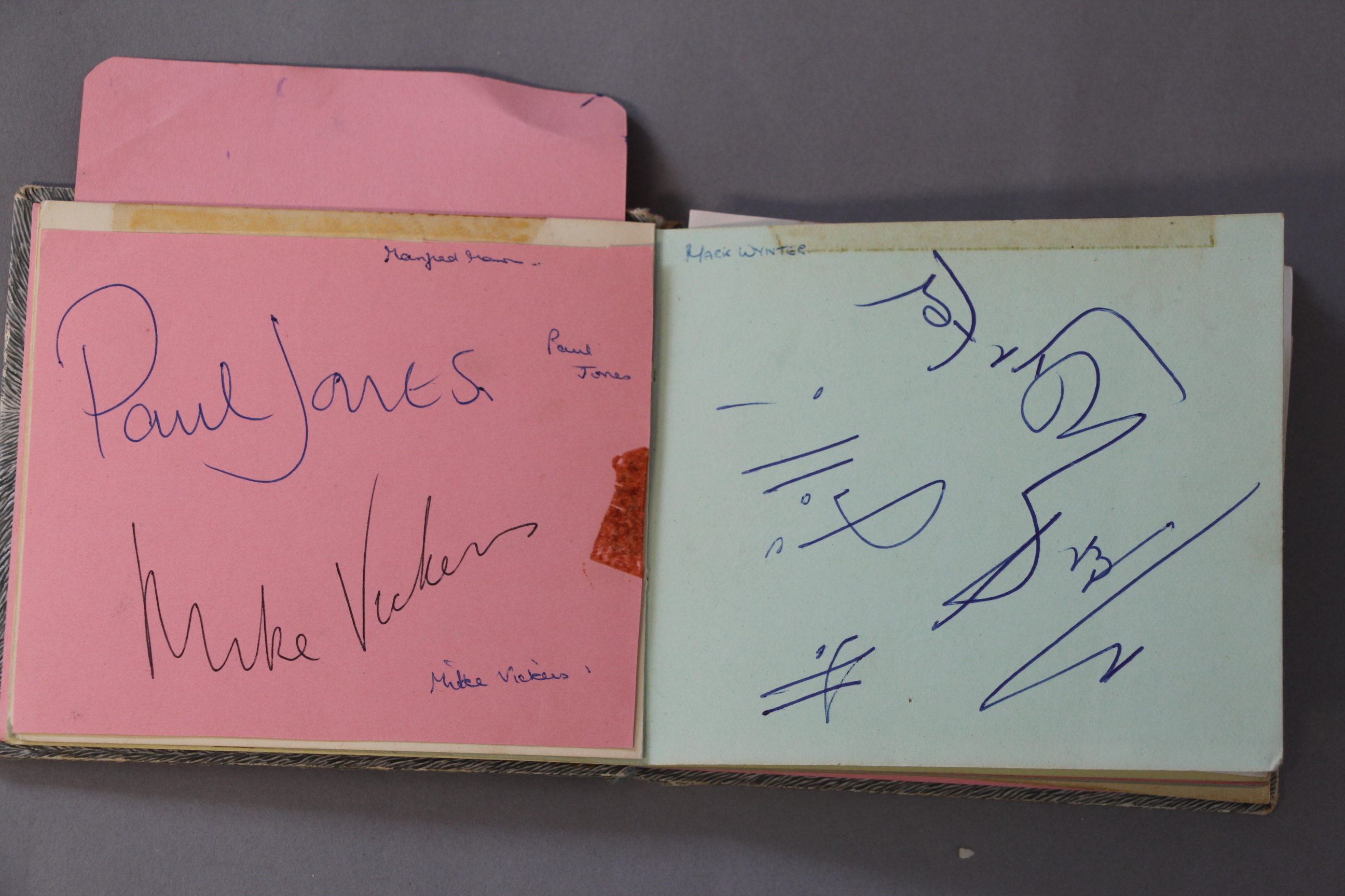 An autograph book with signatures and many car registrations of the groups collected personally by - Image 5 of 22