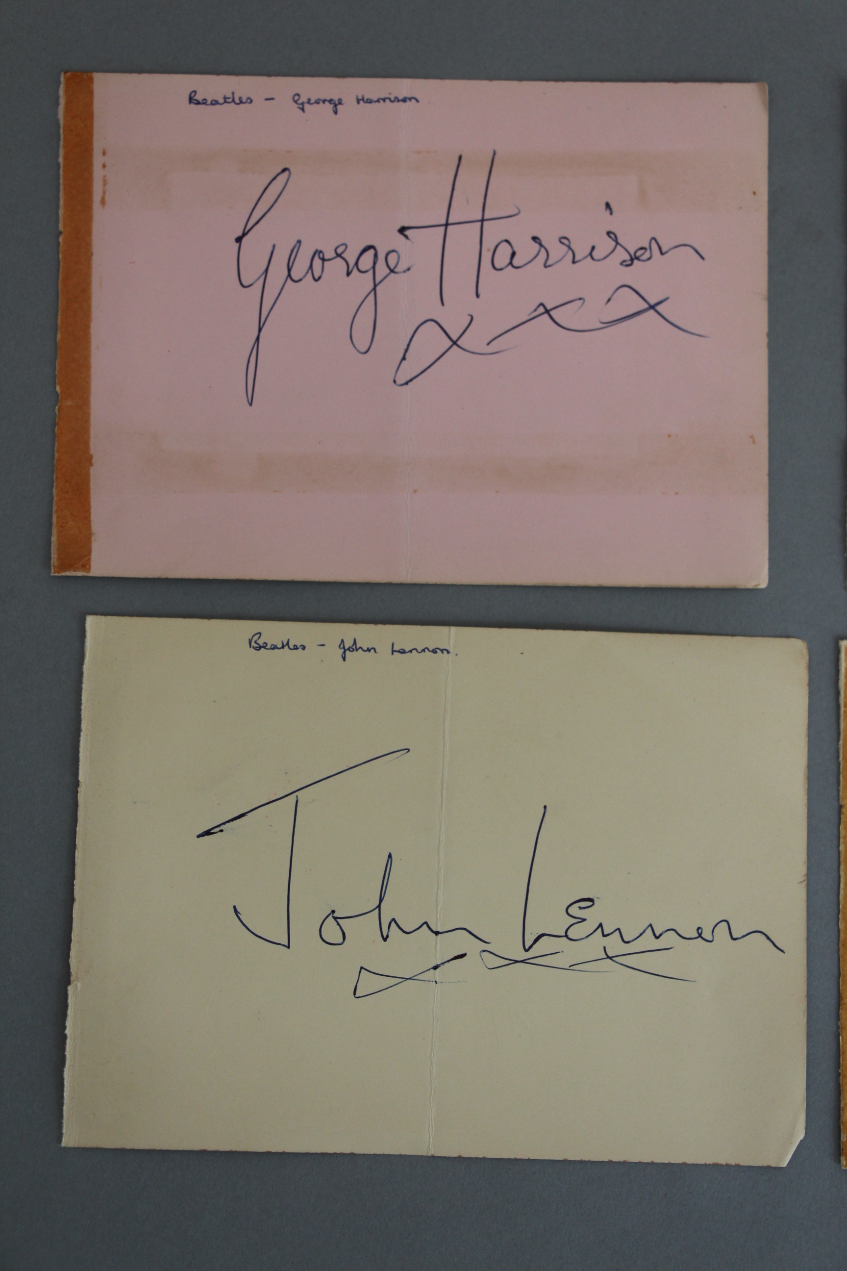 The Beatles signed Paul McCartney, John Lennon, - Image 3 of 5