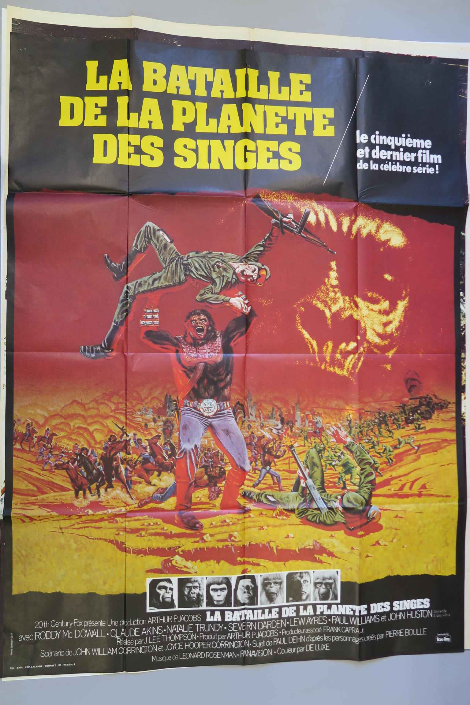 6 French Grande film posters inc Quo Vadis with art by Jean Mascii, Fall of the Roman Empire, - Image 5 of 6