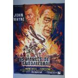 Collection of 7 War & Western French Grandes inc Flying Leathernecks starring John Wayne directed