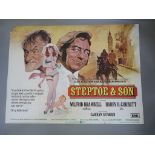 "Steptoe & Son" original British Quad film poster starring Wilfred Brambell & Harry H Corbett with