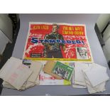 Collection of UK Quad film posters including "Stampeded" RR Warner Bros st Alan Ladd p Stafford &