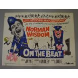 Norman Wisdom collection of three film posters to include "On the Beat", The Girl on the Boat,