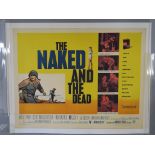 Collection of Linen backed US half sheets inc "The Naked and the Dead" 1958 22 x 28 inches starring
