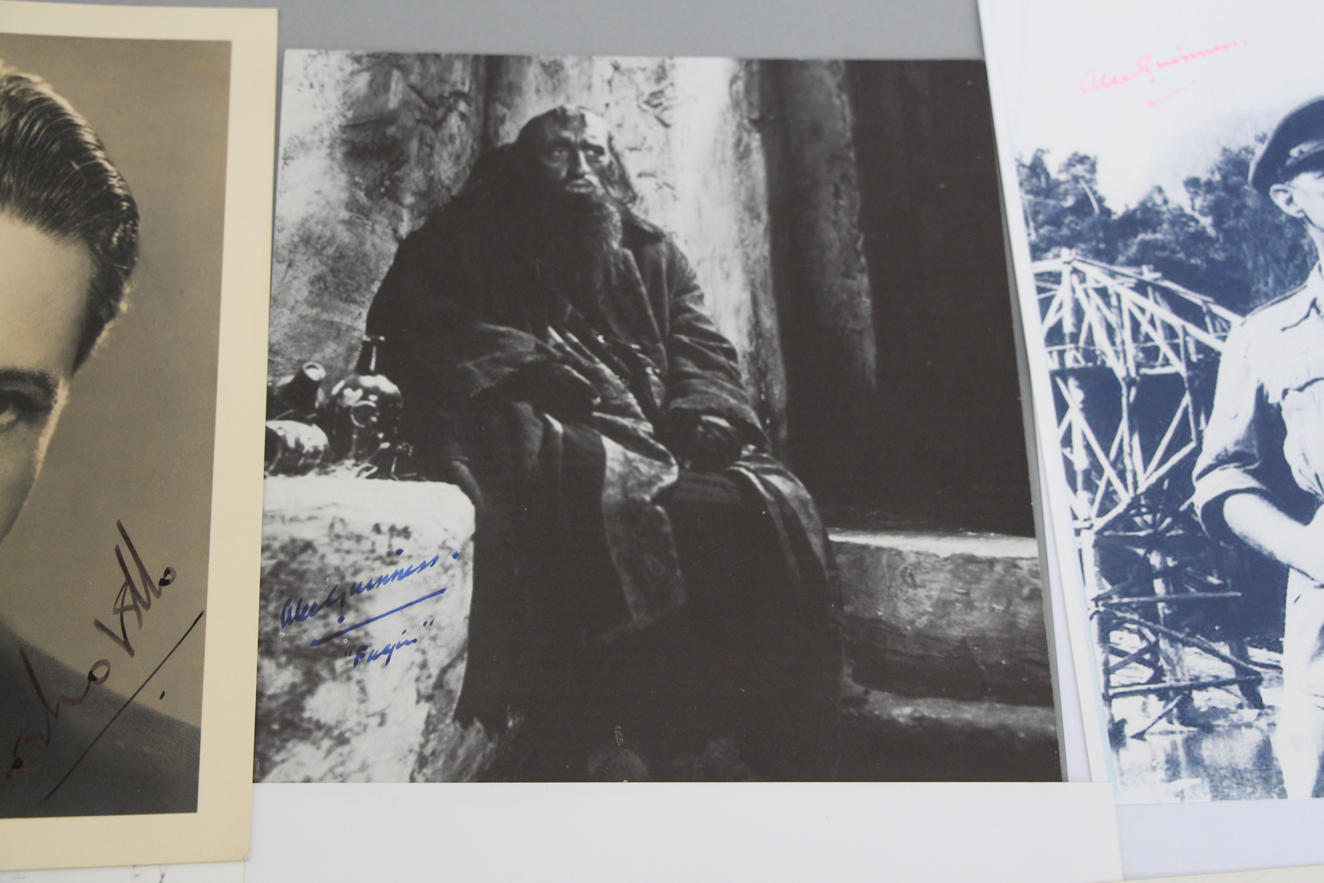 Signed photos including Richard Attenborough in black & blue with message x2 different photos, - Image 3 of 3
