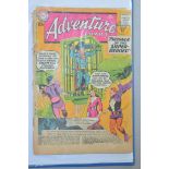 Over 35 Adventure Comics nos 267 (2nd app of the Legion of Superheroes - cover piece missing), 302,