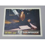 "Goldfinger" (1964) James Bond original US lobby card no 8 starring Sean Connery featuring Gert