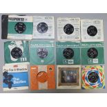Thirteen Beatles 7 inch singles inc Polydor 52275 p/s (German), NH 52317, Parlophone R 5015,
