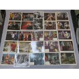 Lobby cards & stills HG Wells "First Men in the Moon" 7 British Front of House lobby cards,