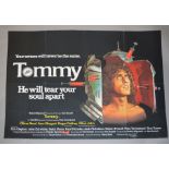 "Tommy" The Who original first release British Quad film poster,