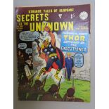 Secrets of the Unknown 38 (1966) featuring Thor and the lead story from Journey into Mystery #84