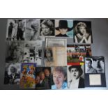 Signed photographs including Doris Day, Kathleen Harrison, Sophia Loren,
