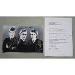 The Jam signed photo with Paul Weller signature in silver pen,
