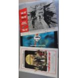 Twenty Film poster collection including British Quads McQ starring John Wayne and Superman Advance