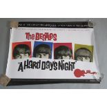 The Beatles "A Hard Days Night" 2 one sheet film posters for the 1999 35th Anniversary plus 2