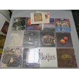 Beatles related LPs including George Harrison Goddess of Fortune, Sgt.