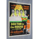 9 Comedy film posters of a "Doctor" theme including British Quads and one sheets, folded,