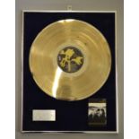 U2 Norwegian silver disc awarded to The Edge for sales of more than 25 000 copies The Joshua Tree,