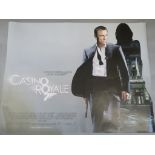Casino Royale 2006 James Bond British Quad film poster starring Daniel Craig, 30 x 40 inches,
