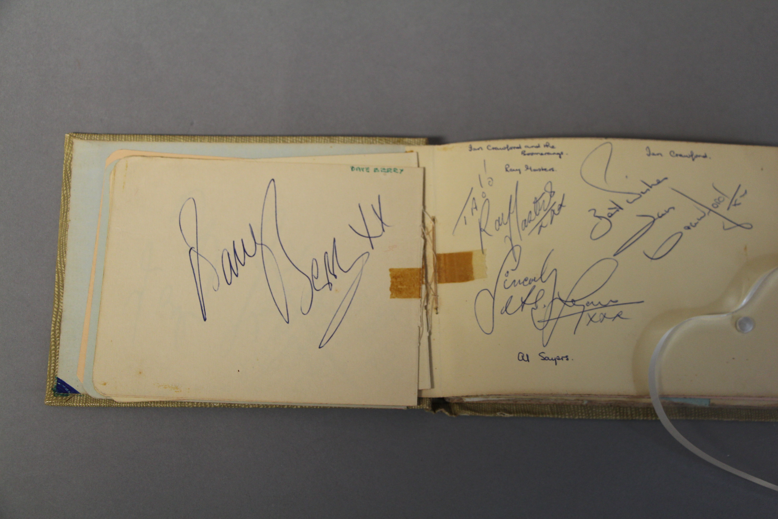 An Autograph book collected by a lady called Jill F whose full name and address appears in the book - Image 15 of 17