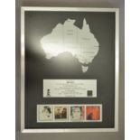 U2 framed Commemorative Plaque,