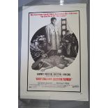 "They Call me Mr Tibbs" first release 1970 linen backed litho printed previously folded,